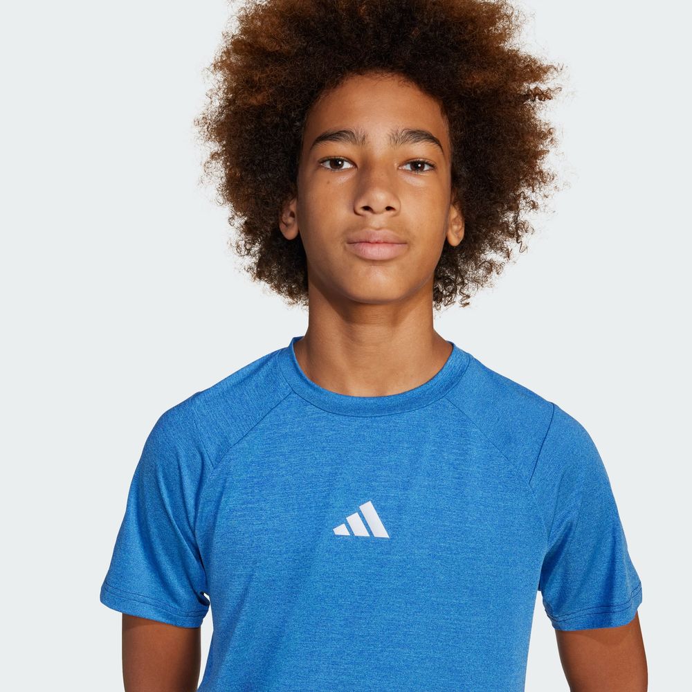 Foto 6 | J Gt Pz Tee Adidas Azul Niños