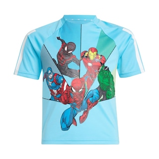 Foto 1 | Playera Adidas X Marvel Spider-man Kids Adidas Azul Niños