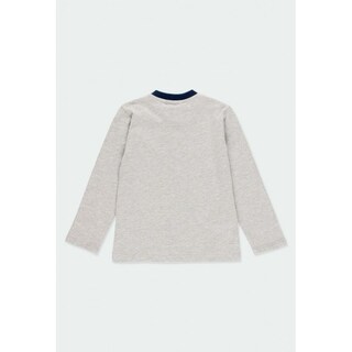 Foto 4 | Playera Gris Manga Larga “go 43” Niño Boboli