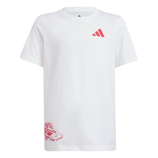 Foto 1 | Playera Estampada F50 Signature Graphic Kids Adidas Blanco Niños