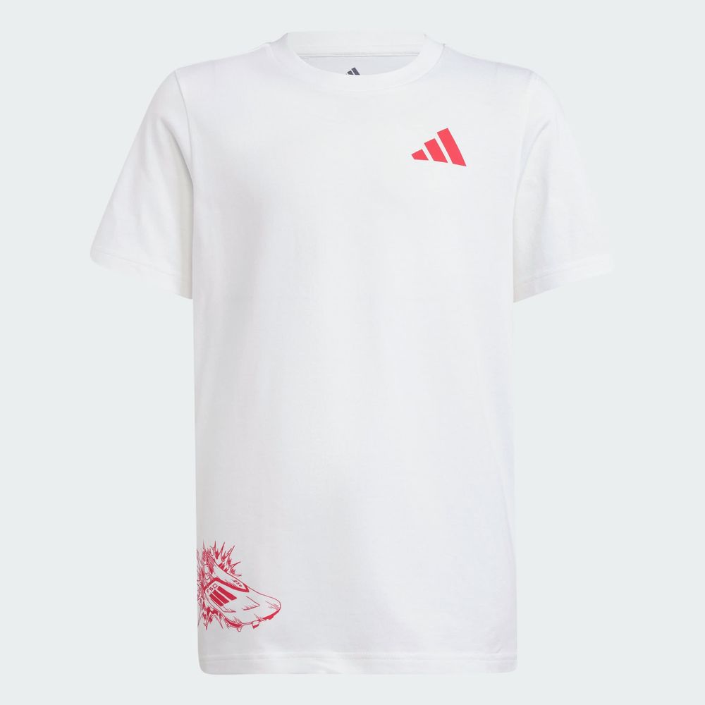 Foto 4 pulgar | Playera Estampada F50 Signature Graphic Kids Adidas Blanco Niños
