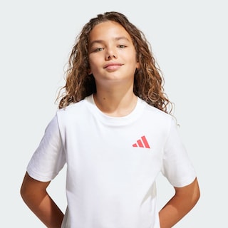 Foto 6 | Playera Estampada F50 Signature Graphic Kids Adidas Blanco Niños
