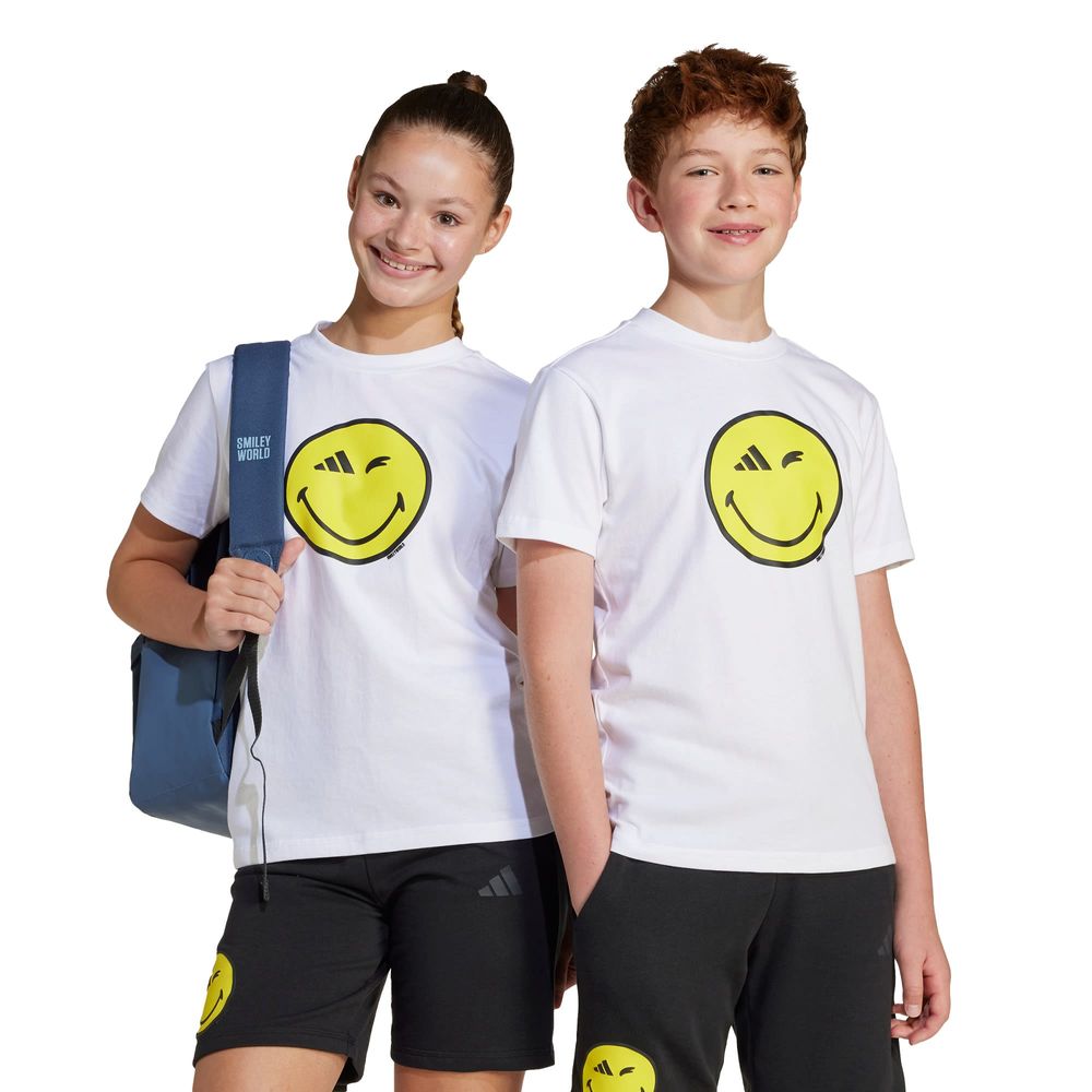 Foto 4 pulgar | J Smi Tee Adidas Blanco Niños