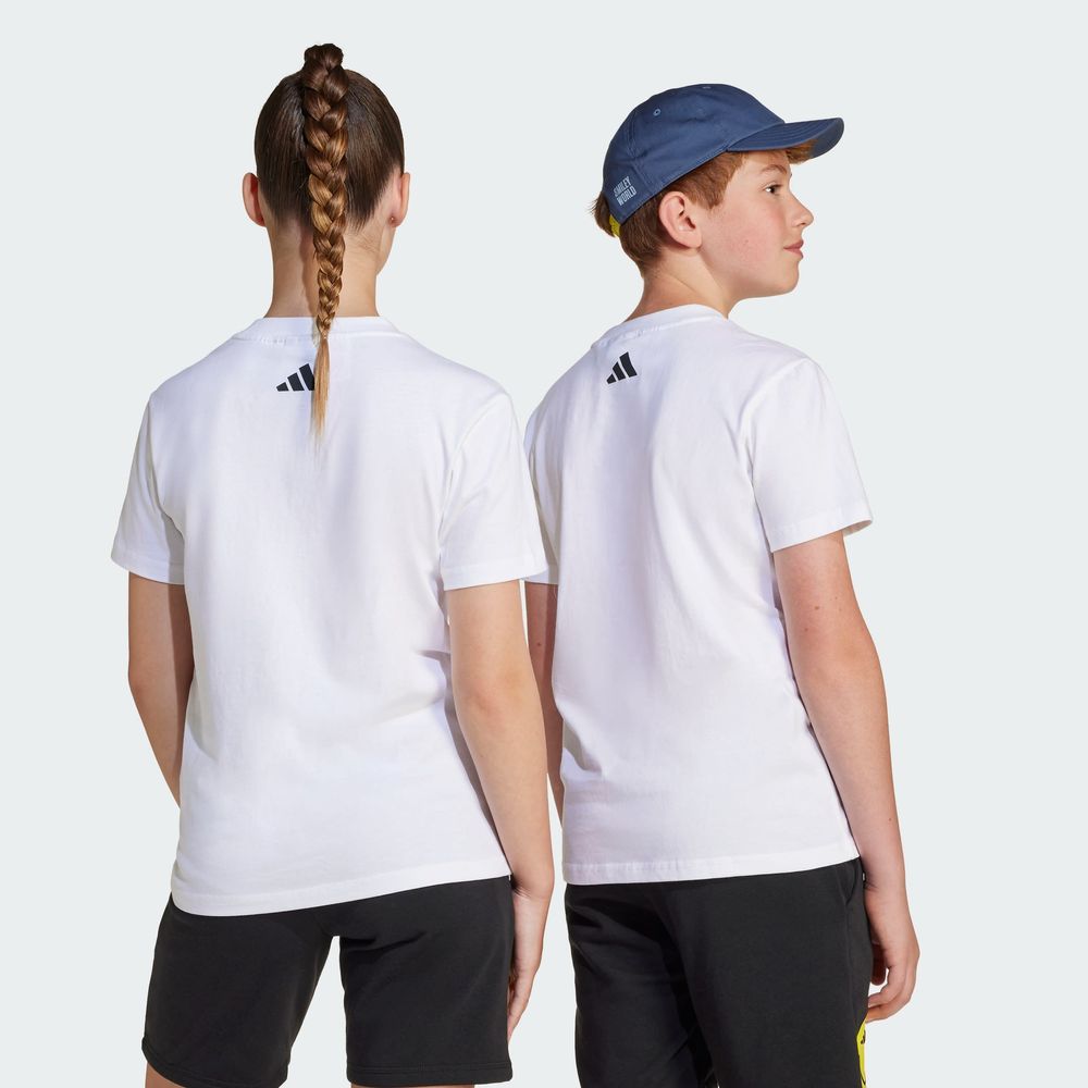Foto 5 | J Smi Tee Adidas Blanco Niños