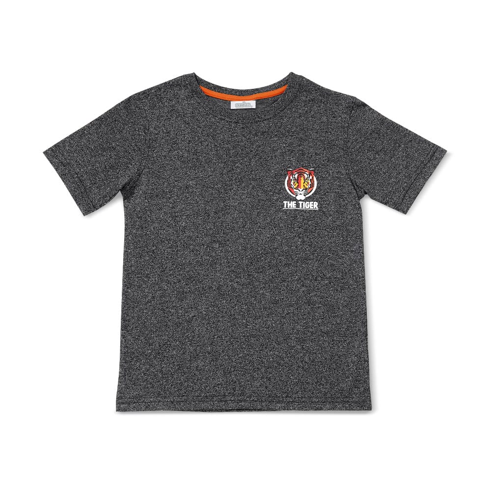 Foto 1 | Playera Audaz Para Niño De Algodón Gris Con Estampado De Tigre