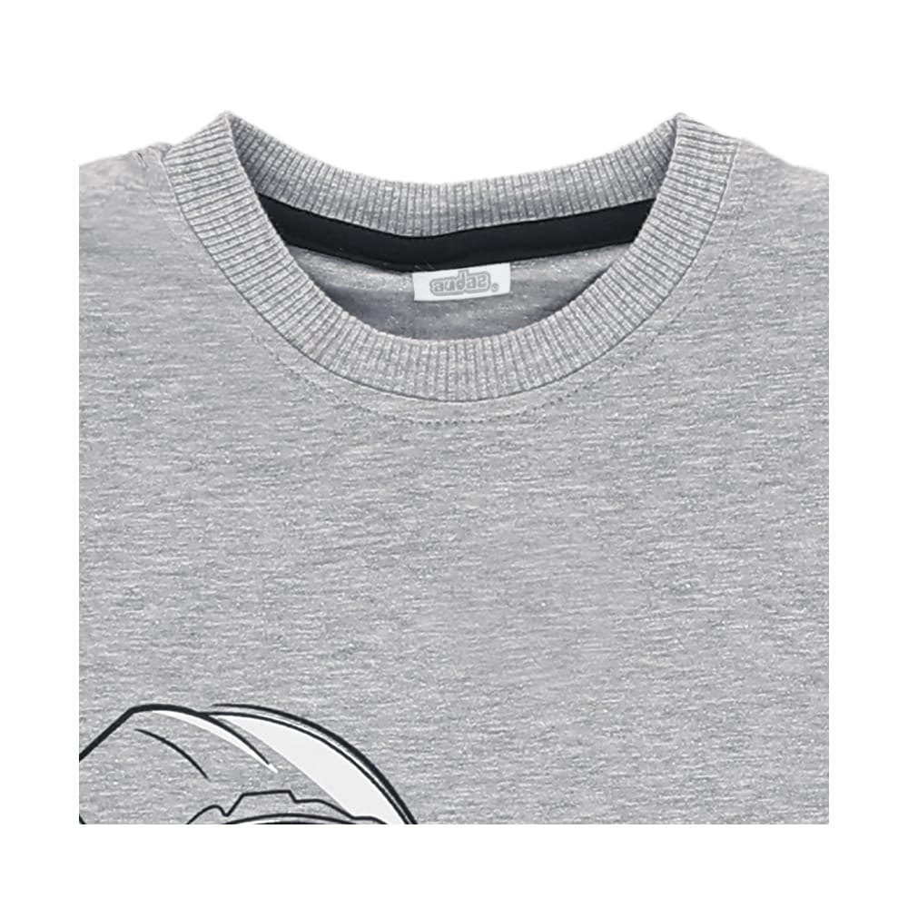 Foto 3 pulgar | Playera Audaz Para Niño De Algodón Gris Con Estampado De Astronauta