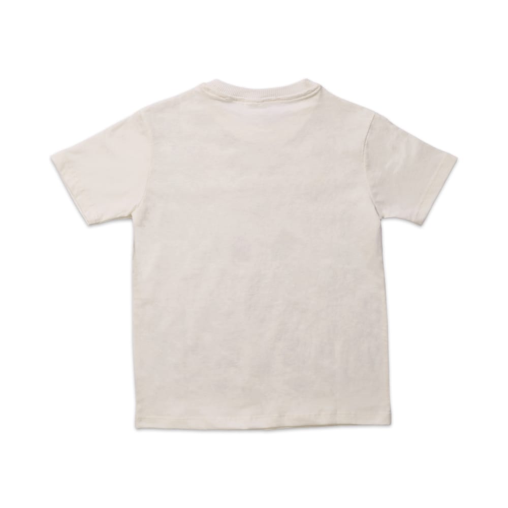 Foto 3 pulgar | Playera Audaz Para Niño De Algodón Beige Con Estampado De Calavera