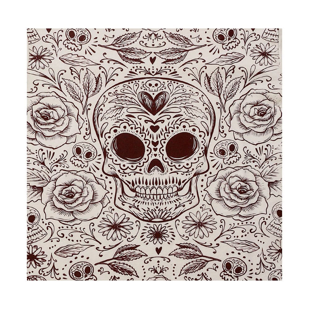 Foto 4 pulgar | Playera Audaz Para Niño De Algodón Beige Con Estampado De Calavera