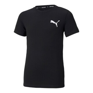 Foto 1 | Playera Puma Active Small Logo Tee Negra para Niño
