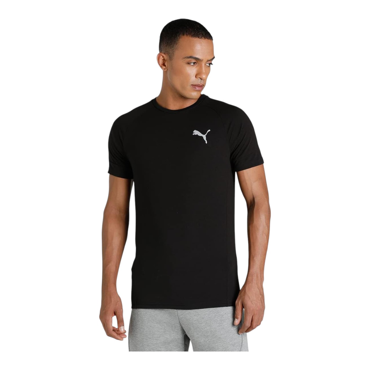 Foto 4 pulgar | Playera Puma Active Small Logo Tee Negra para Niño