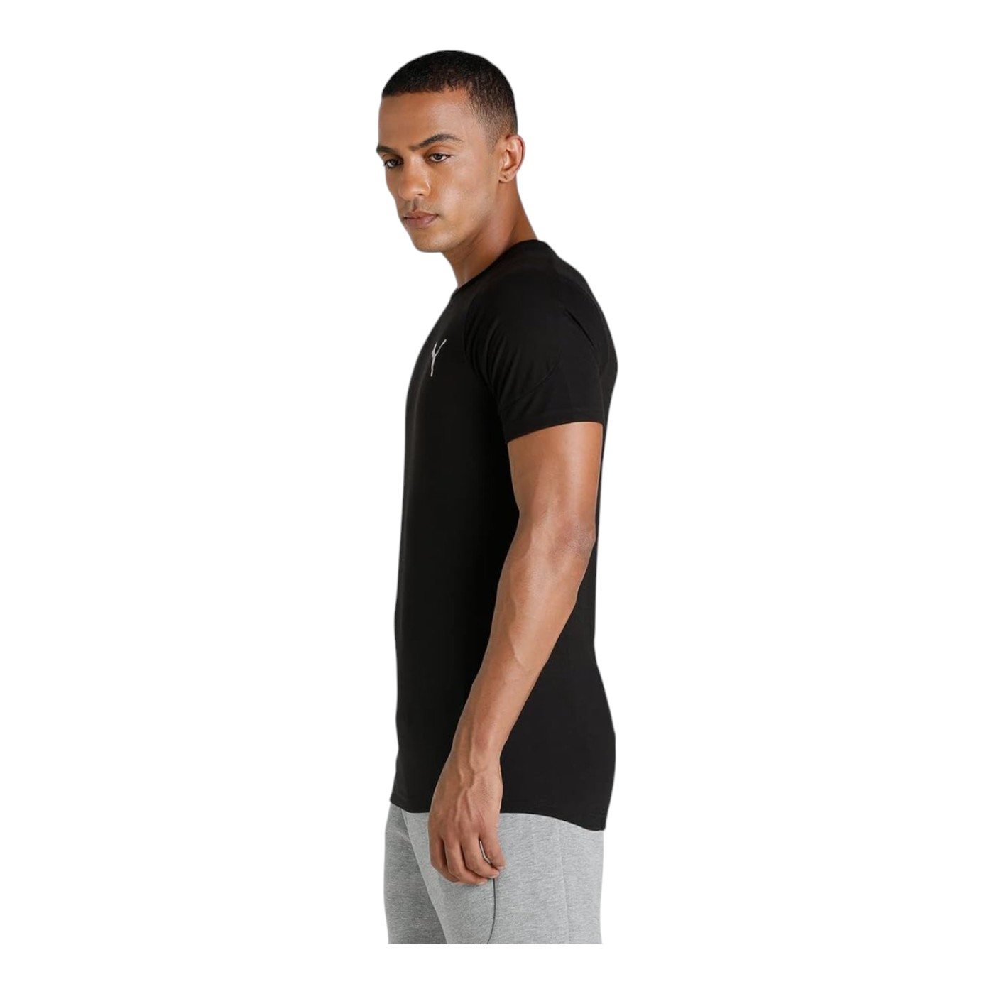 Foto 4 | Playera Puma Active Small Logo Tee Negra para Niño