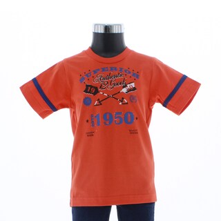 Foto 2 | Playera Para Niño Chicos Olé 3333 Naranja Manga Corta