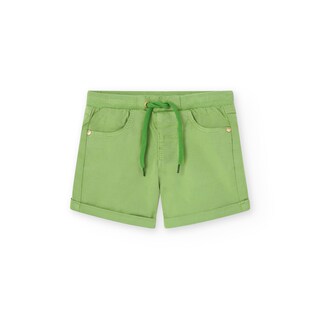 Foto 1 | Bermuda Boboli de Gabardina Verde para Niño