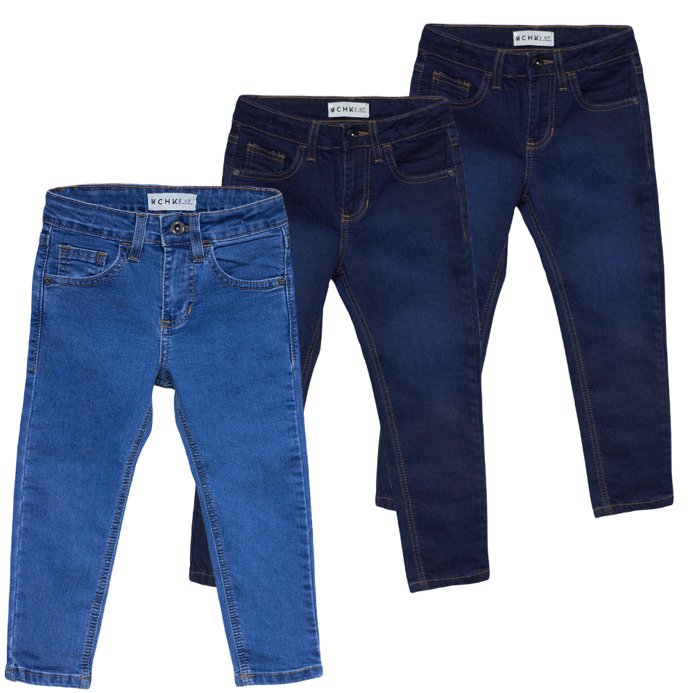 Foto 1 | Jeans Mchk Azul para Niño 3 Piezas