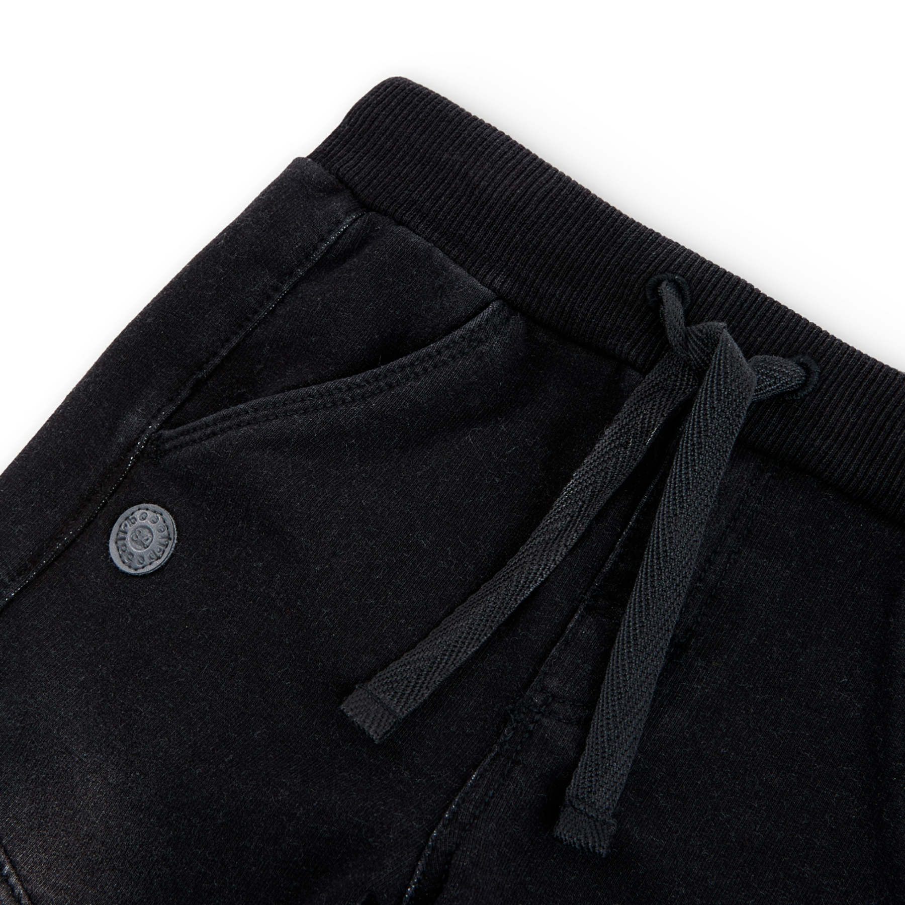 Foto 4 | Pantalón de Felpa Denin Boboli Negro para Niño