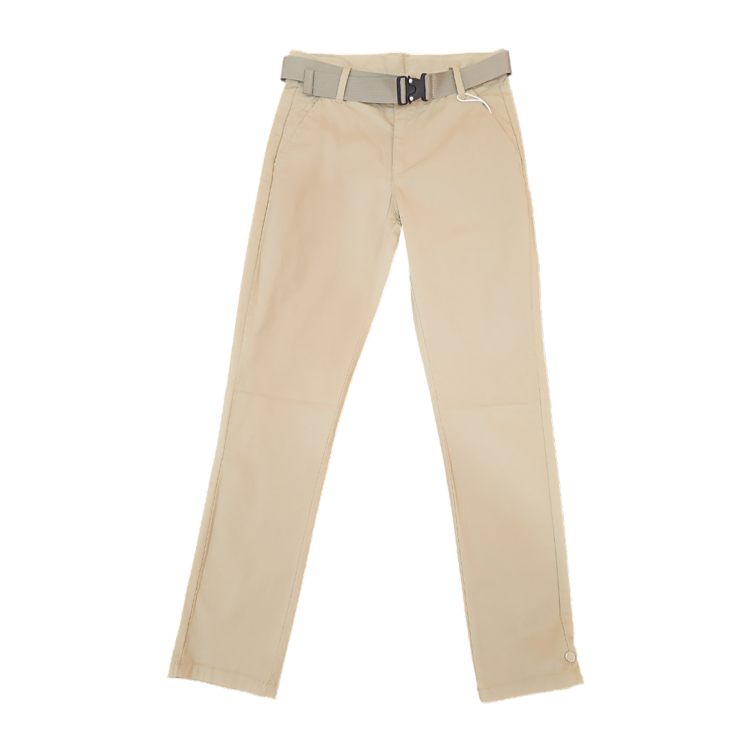 Foto 2 | Pantalón Beige Con Cinturón Para Niño Losan