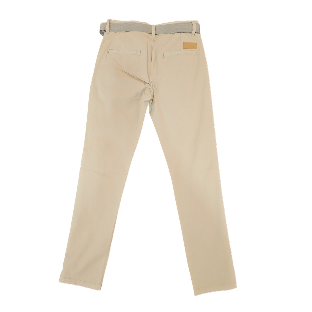 Foto 4 pulgar | Pantalón Beige Con Cinturón Para Niño Losan