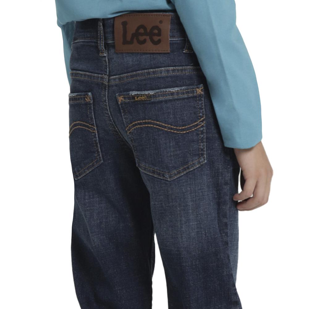 Foto 5 | Jeans Niño Lee Slim Fit 598 Azul Marino