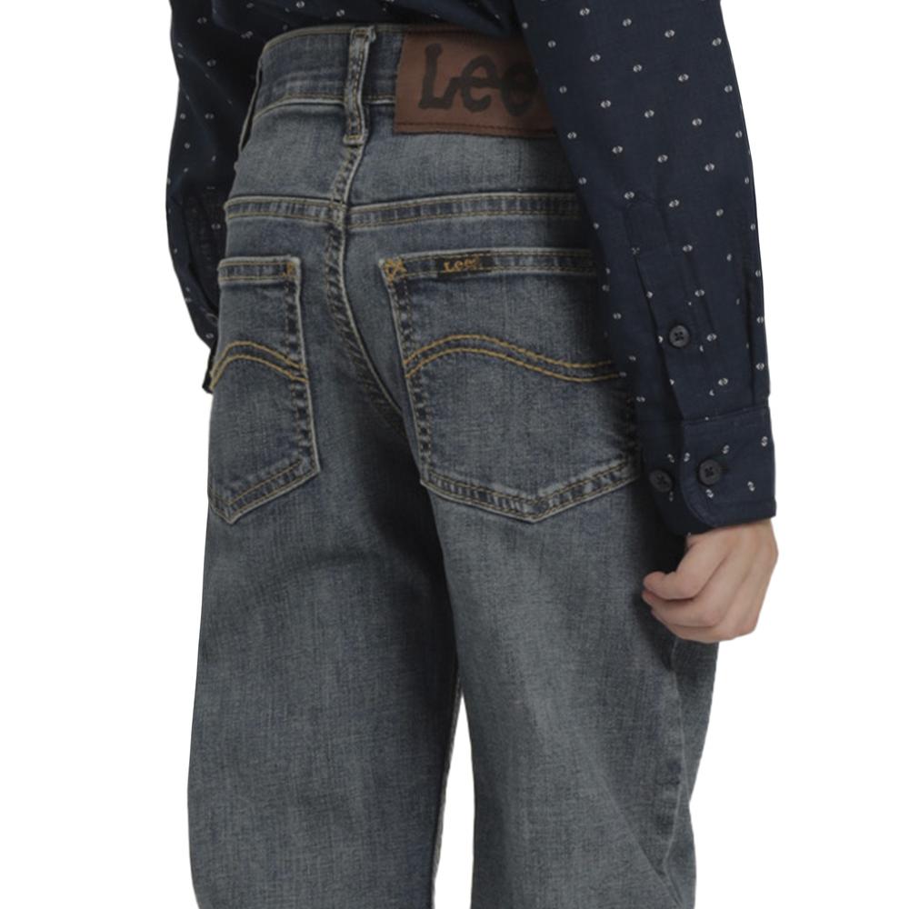 Foto 6 pulgar | Jeans Niño Lee Slim Fit 615 Azul Marino