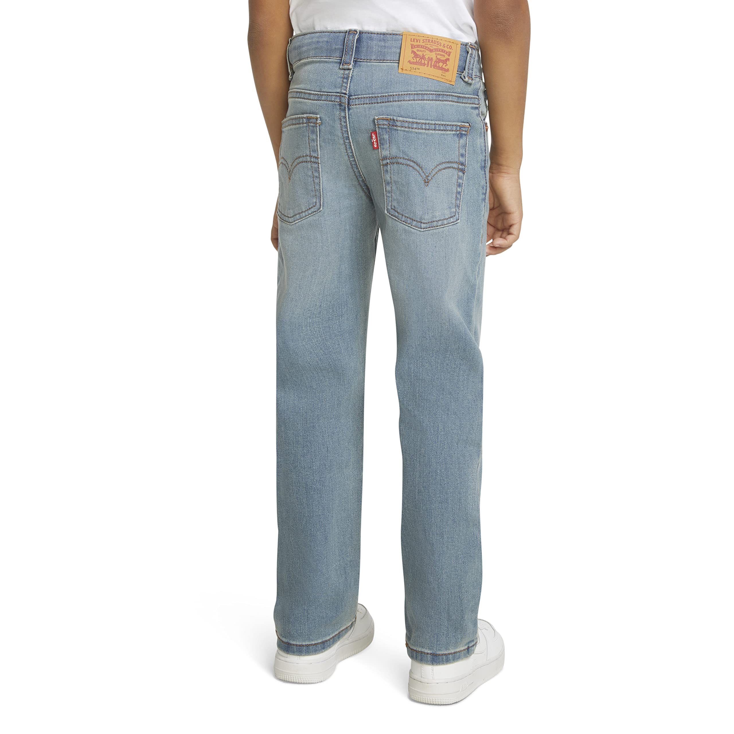 Foto 3 | Vaqueros Levi's 514 De Corte Recto Para Niños, Talla 14 - Venta Internacional.