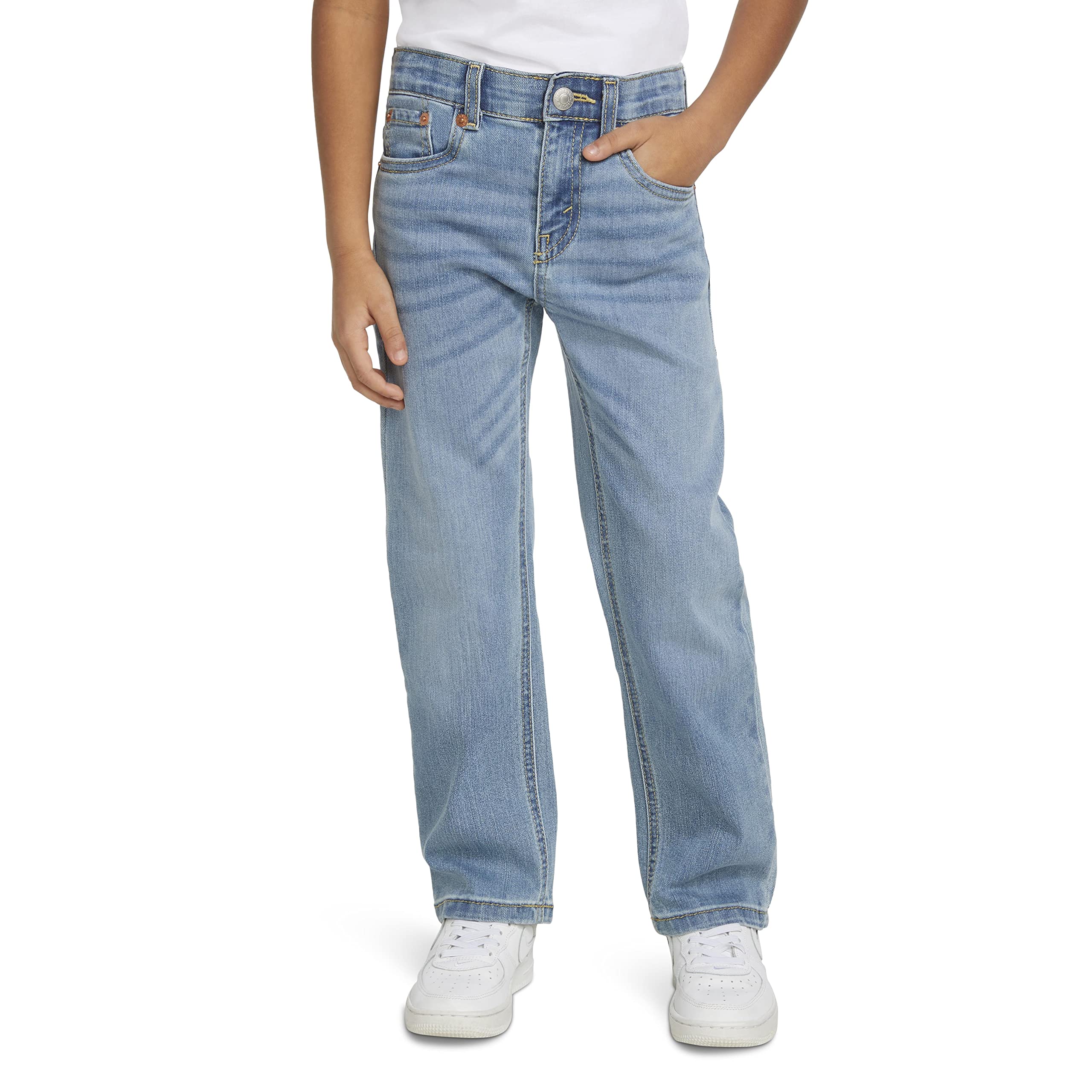 Foto 3 pulgar | Vaqueros Levi's 514 Straight Fit Blue Stone Para Niños, Talla 16 - Venta Internacional.