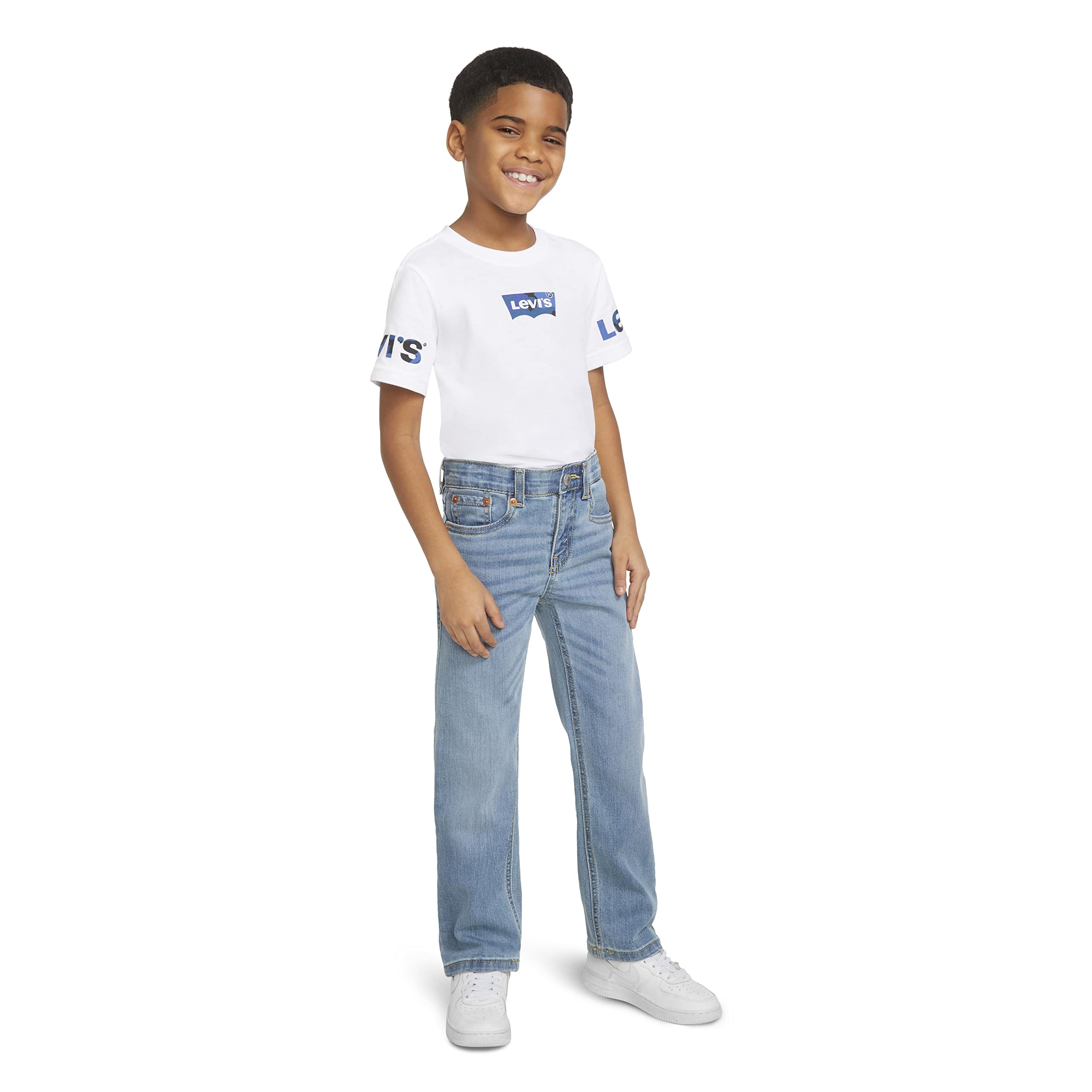 Foto 5 pulgar | Vaqueros Levi's 514 Straight Fit Blue Stone Para Niños, Talla 16 - Venta Internacional.