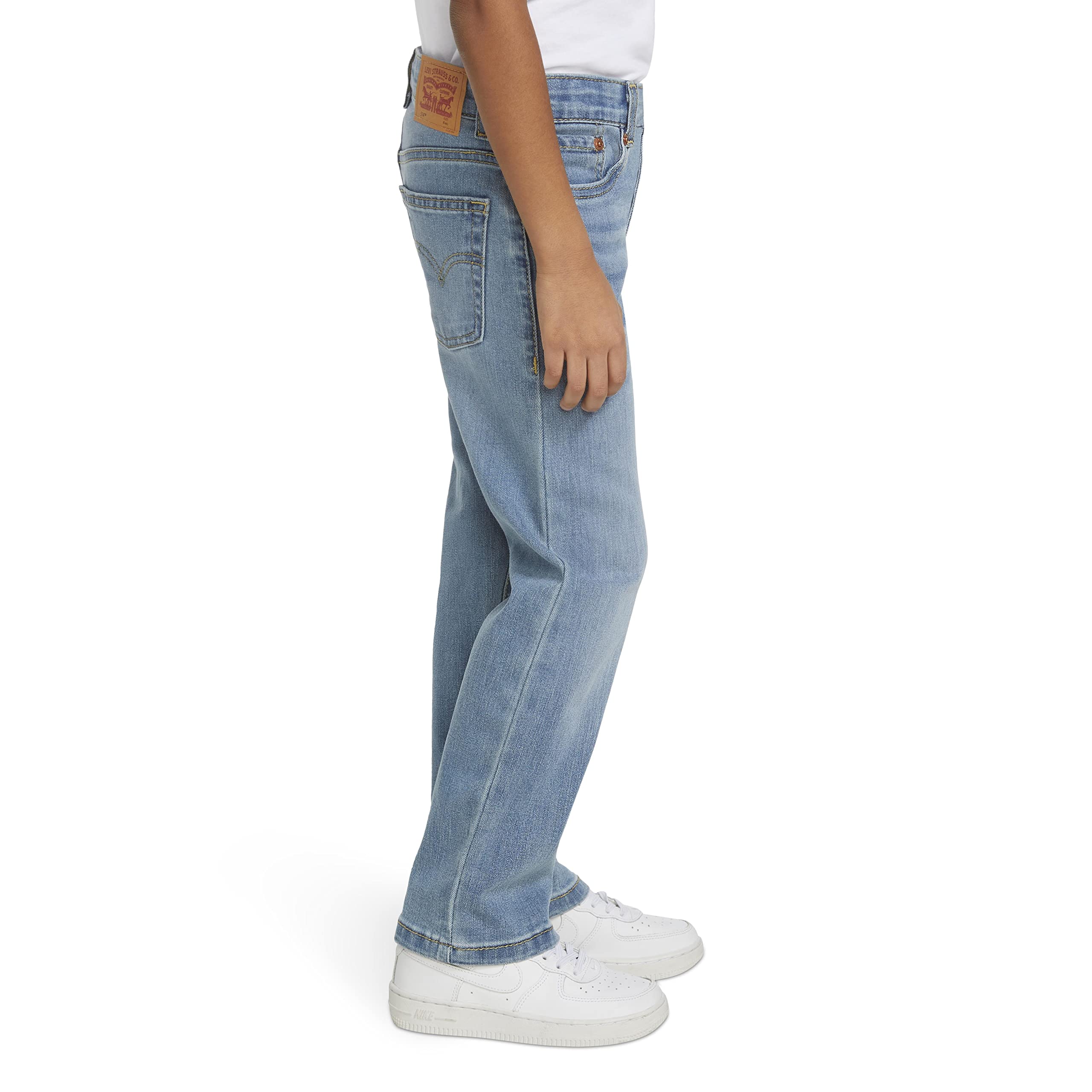 Foto 7 | Vaqueros Levi's 514 Straight Fit Blue Stone Para Niños, Talla 16 - Venta Internacional.