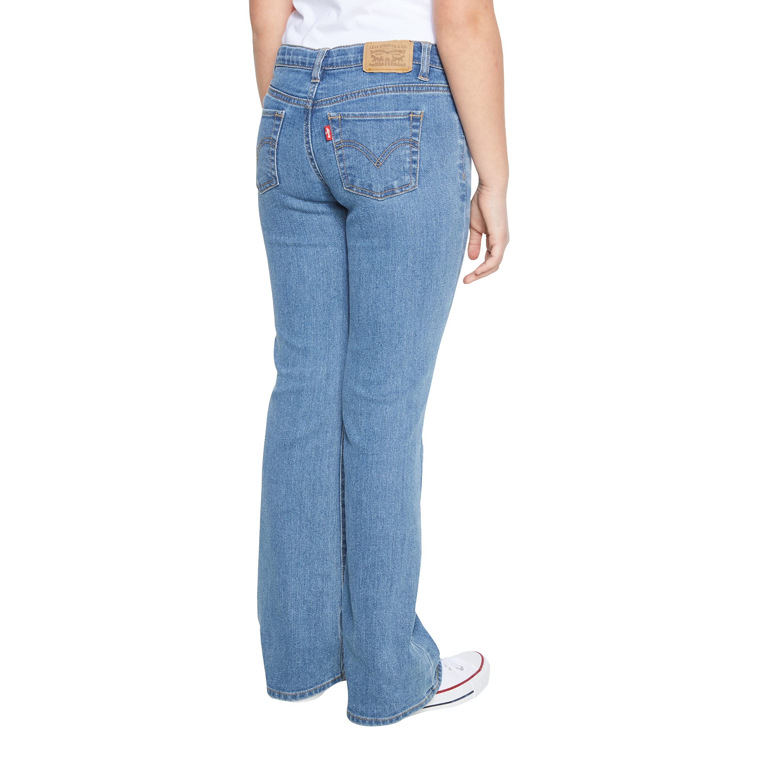 Foto 3 pulgar | Pantalones Vaqueros Levi's Para Niñas Con Corte De Lapislázuli, Talla 16 - Venta Internacional.