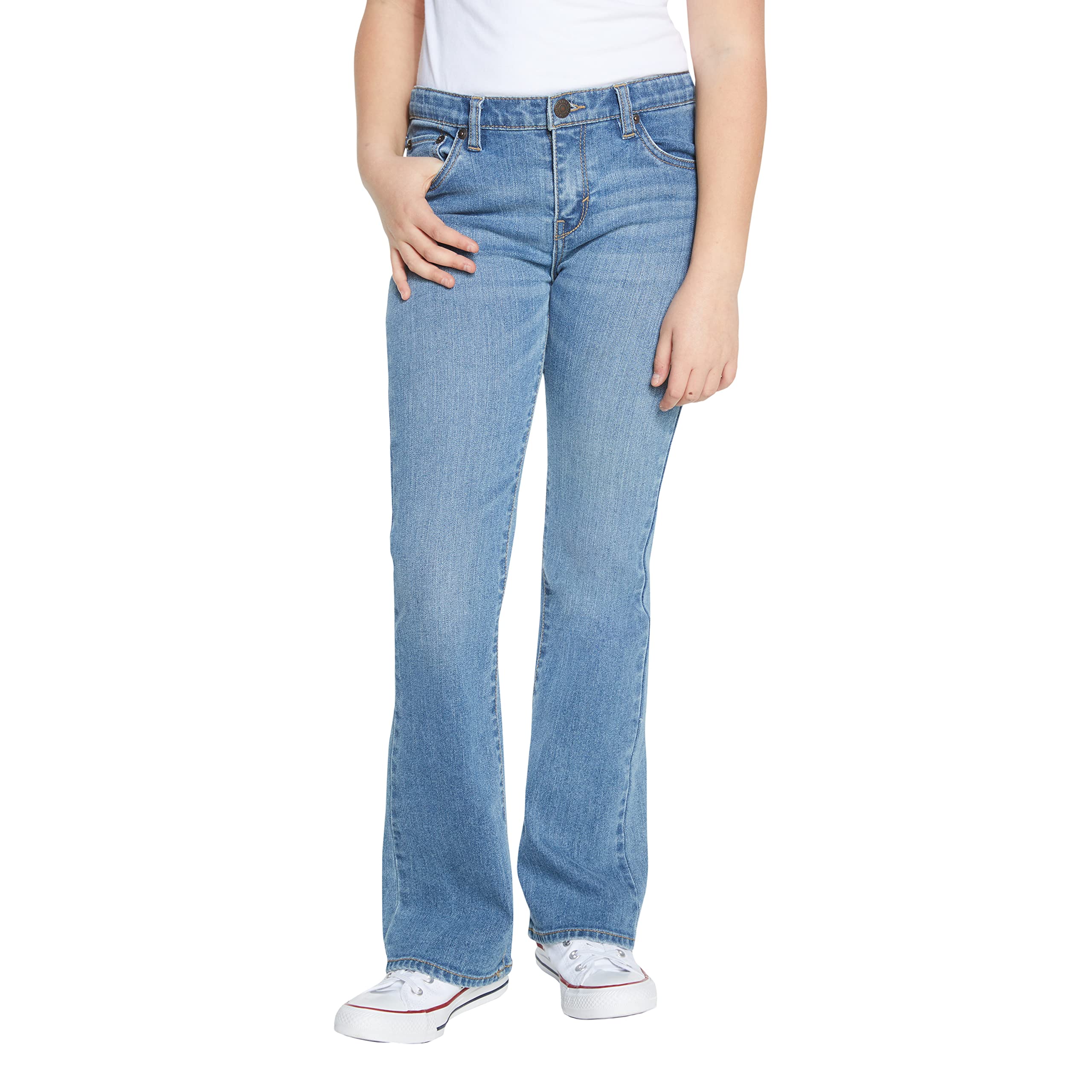 Foto 4 pulgar | Pantalones Vaqueros Levi's Para Niñas Con Corte De Lapislázuli, Talla 16 - Venta Internacional.