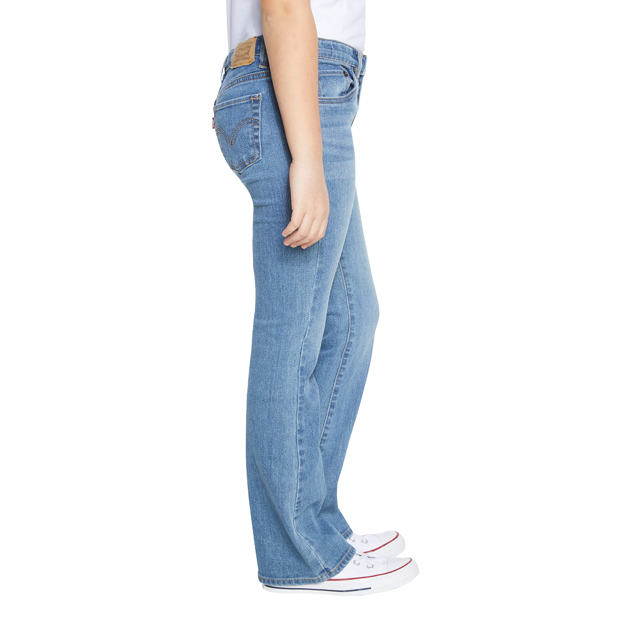 Foto 5 pulgar | Pantalones Vaqueros Levi's Para Niñas Con Corte De Lapislázuli, Talla 16 - Venta Internacional.