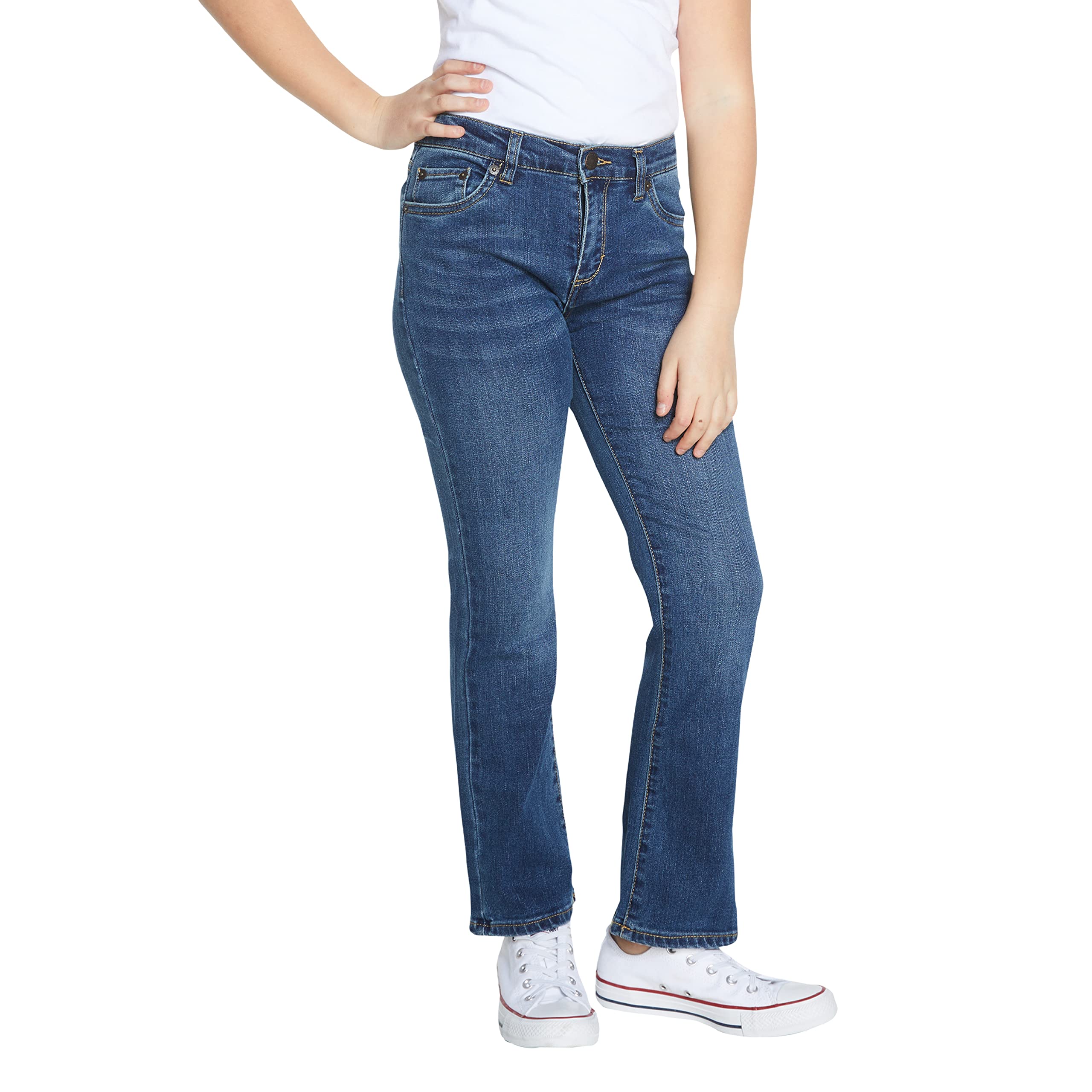 Foto 4 pulgar | Vaqueros Levi's Bootcut Fit Lapis Awe Para Niñas, Talla 14 - Venta Internacional.