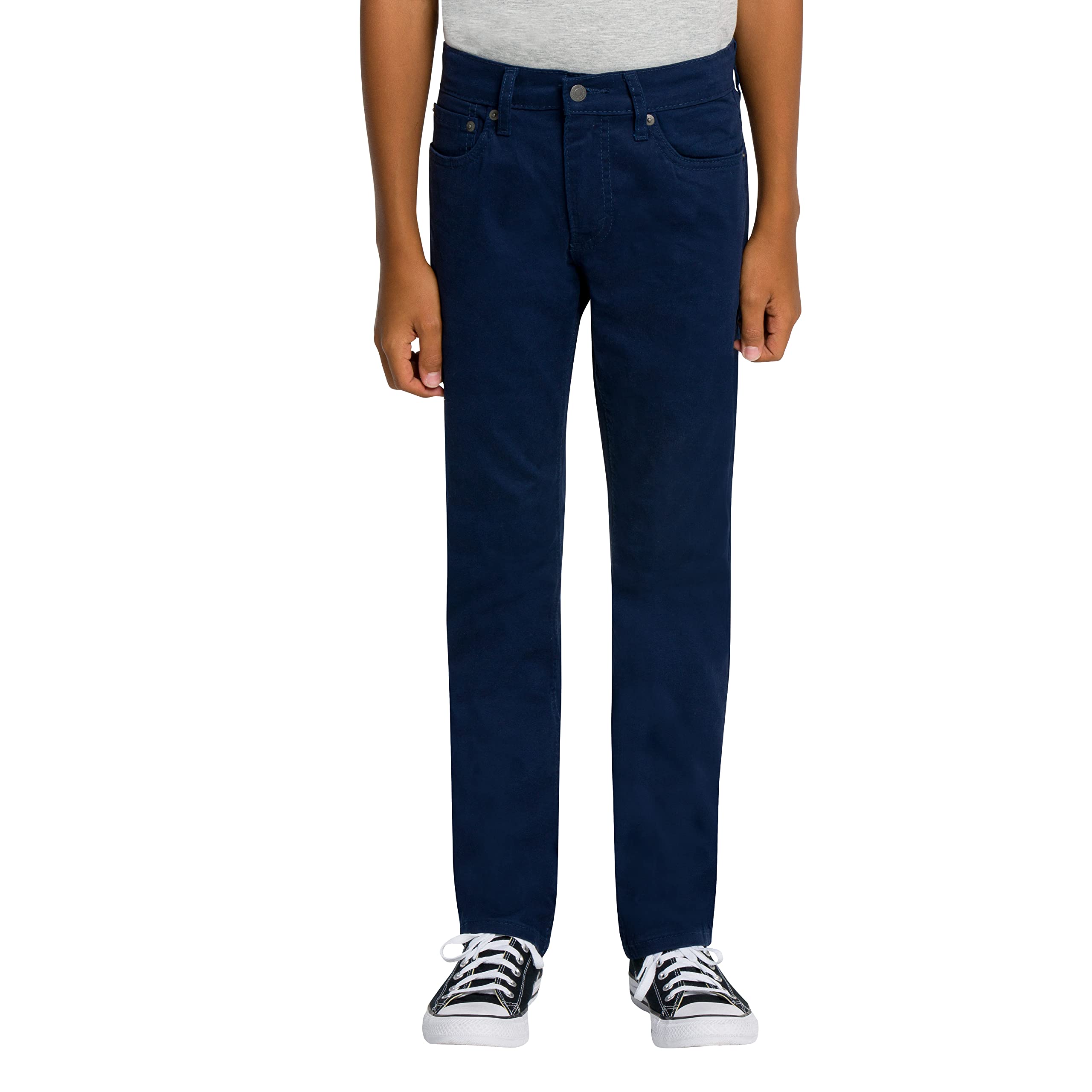 Foto 2 pulgar | Pantalones Levi's Big 511 Slim Fit Uniform Dress Blues 8 Para Niños - Venta Internacional.