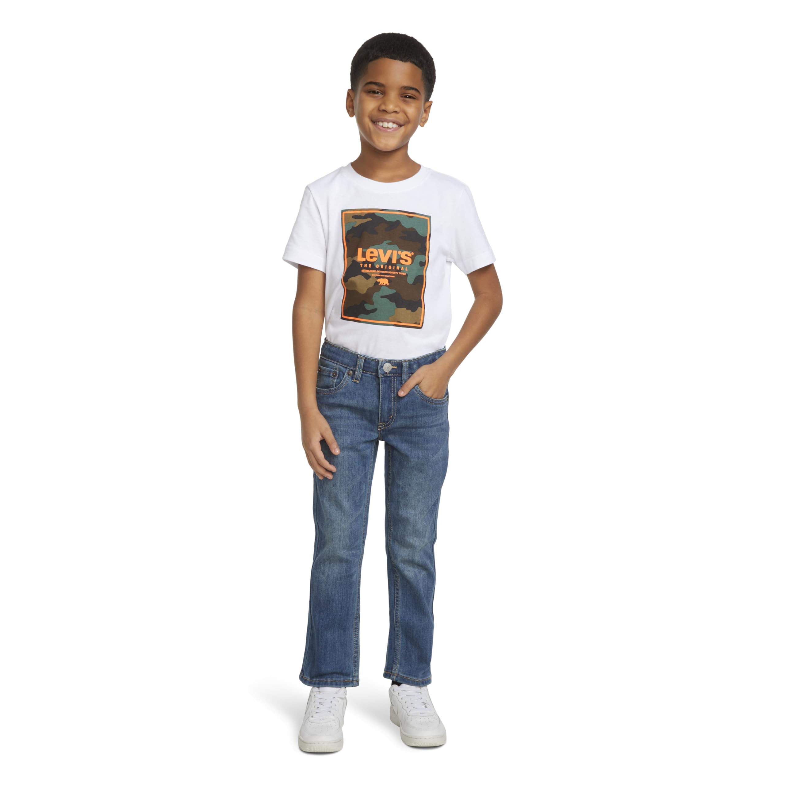 Foto 4 pulgar | Vaqueros Levi's 511 Slim Fit Performance Para Niños, Muy Usados - Venta Internacional.