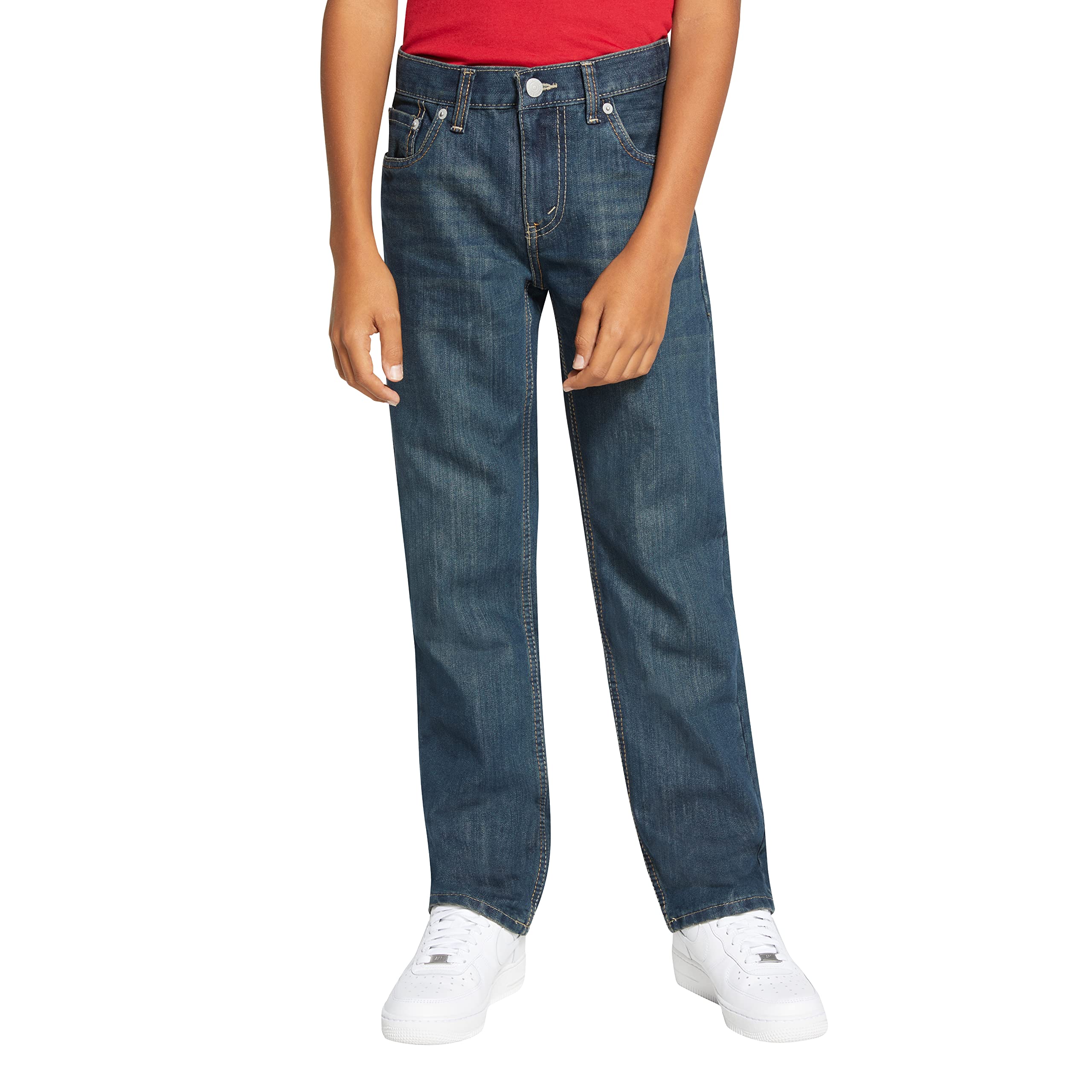 Foto 3 pulgar | Vaqueros Levi's 505 Para Niños, Corte Regular, Talla 14 - Venta Internacional.