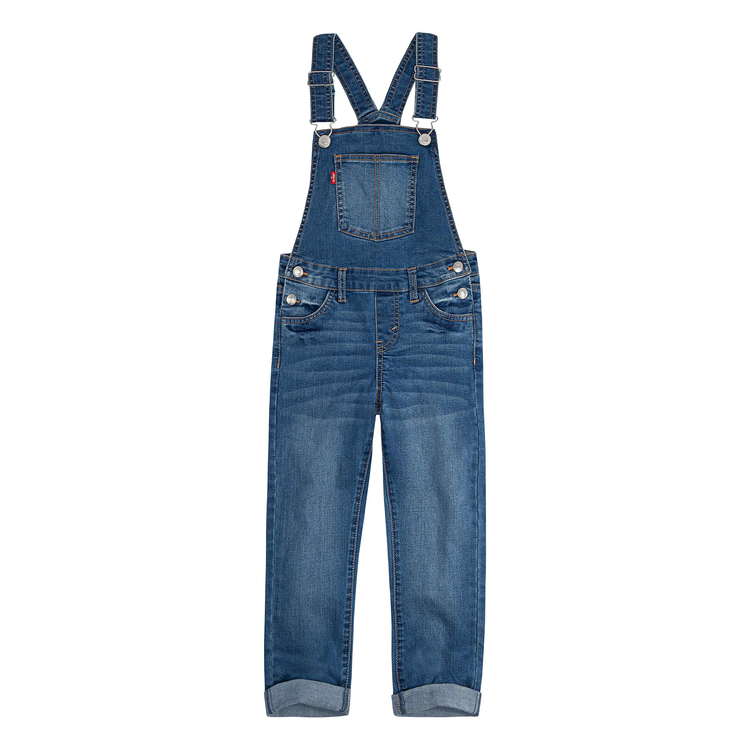 Foto 2 pulgar | Mono Levi's Big Denim West Lake Para Niñas, Talla 10 - Venta Internacional.