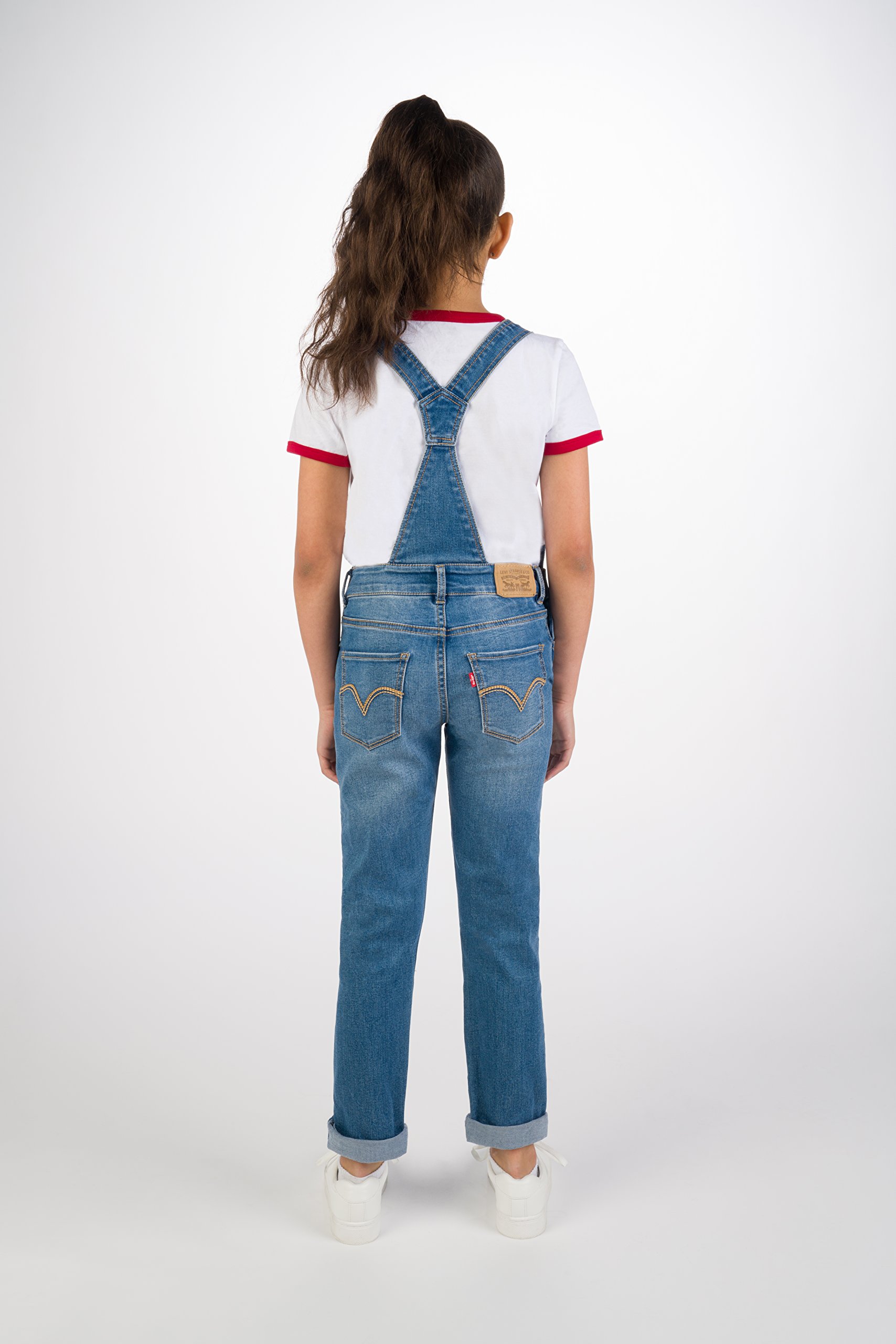 Foto 4 pulgar | Mono Levi's Big Denim West Lake Para Niñas, Talla 10 - Venta Internacional.