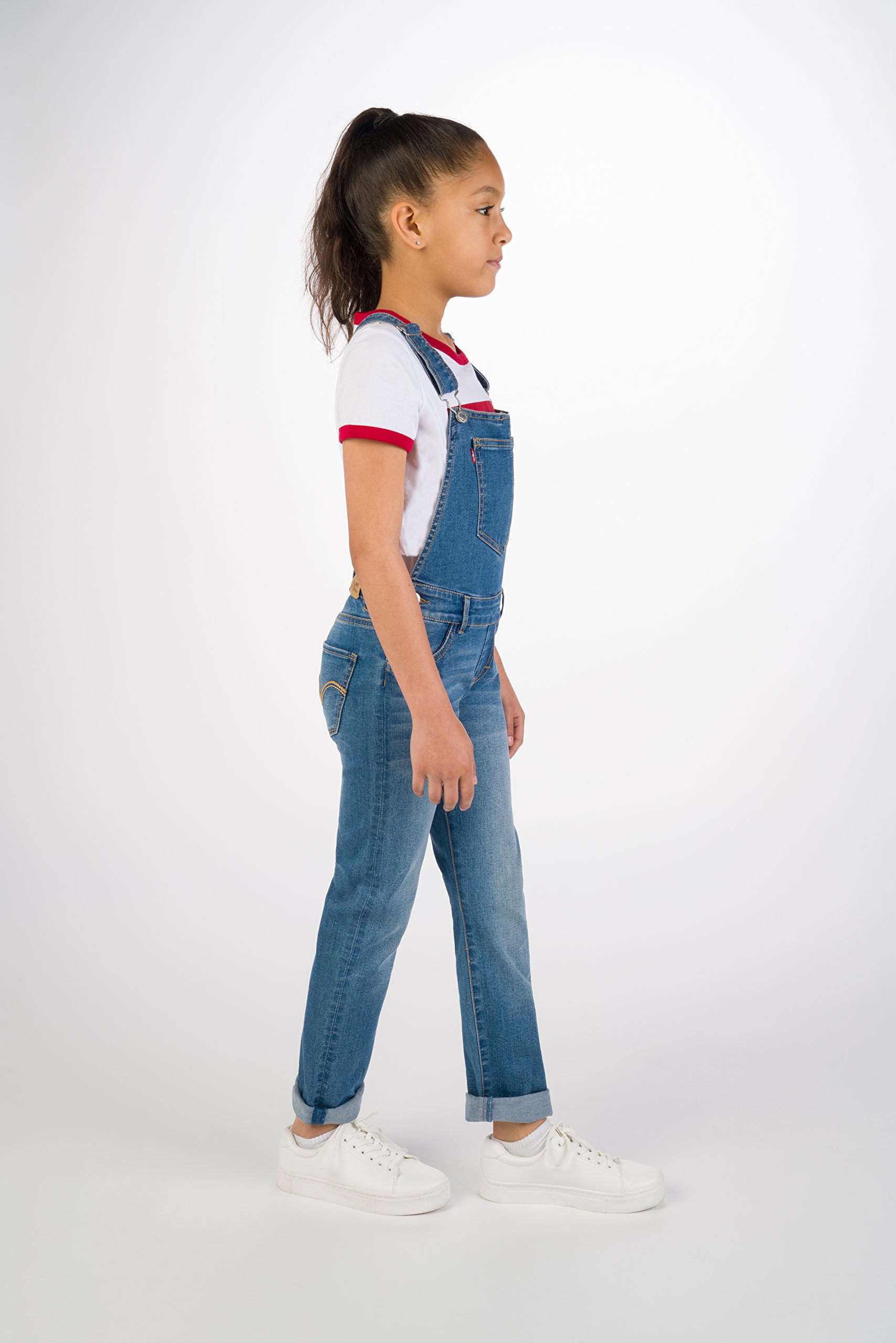 Foto 5 pulgar | Mono Levi's Big Denim West Lake Para Niñas, Talla 10 - Venta Internacional.