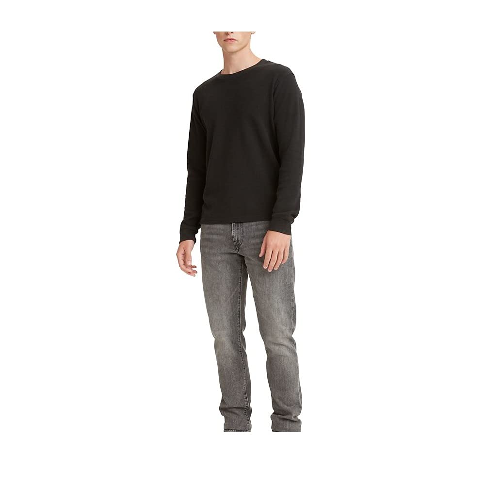 Camisa Levi's Para Hombre, Manga Larga, Relajada, Térmica, Xxl, Color Negro Mineral - Venta Internacional.