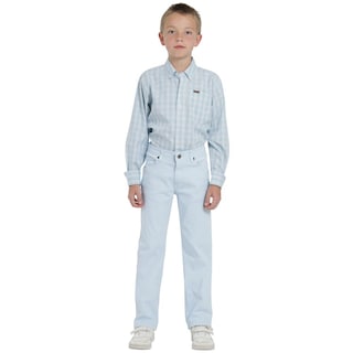 Foto 4 | Jeans Lee Niño Vintage Slim Fit 241 Azul Cielo