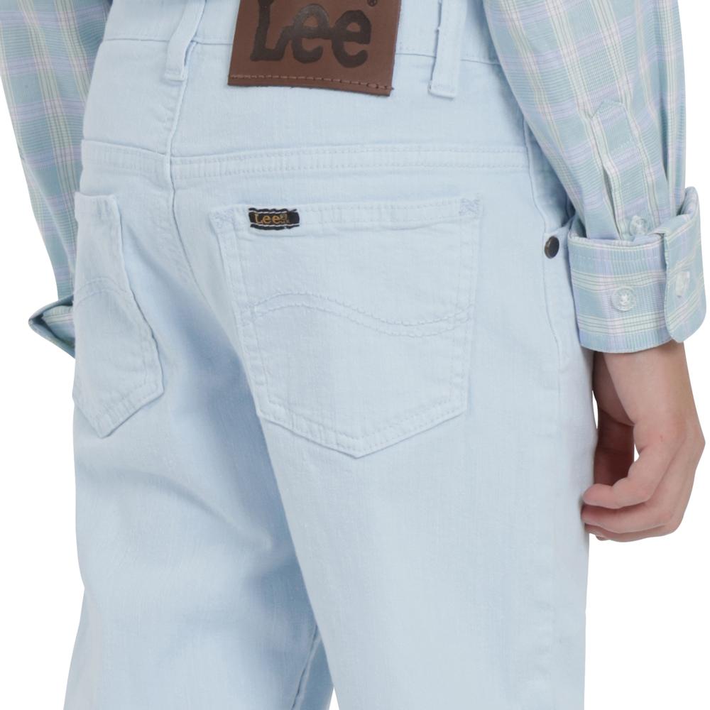 Foto 5 | Jeans Lee Niño Vintage Slim Fit 241 Azul Cielo
