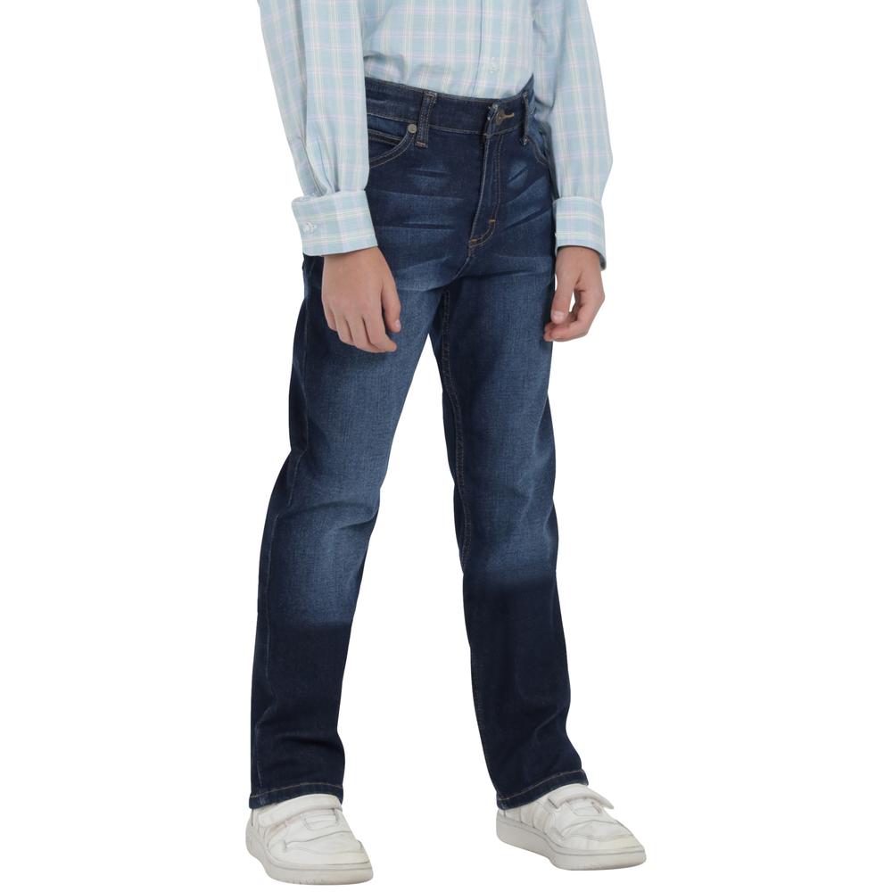 Foto 3 pulgar | Jeans Lee Niño Vintage Slim Fit 252 Azul Marino