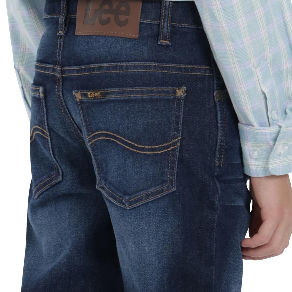 Foto 6 pulgar | Jeans Lee Niño Vintage Slim Fit 252 Azul Marino
