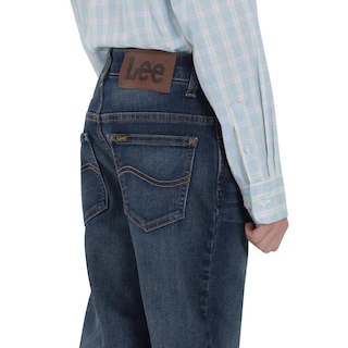 Foto 5 | Jeans Lee Niño Vintage Slim Fit 253 Azul