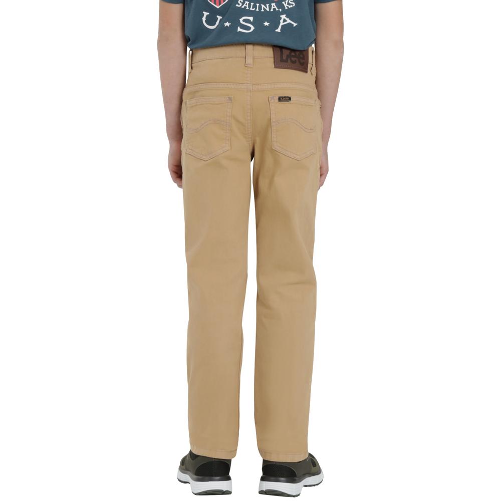 Foto 4 pulgar | Jeans Lee Niño Vintage Slim Fit 242 Cafe