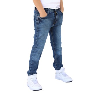 Foto 3 | Pantalón Skinny De Mezclilla Para Niño/adolescente Petroléo John Silver