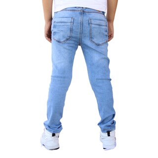 Foto 4 | Pantalón Skinny De Mezclilla Para Niño/adolescente Azul Froster John Silver
