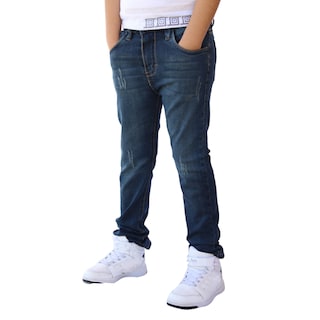 Foto 2 | Pantalón Skinny De Mezclilla Para Niño/adolescente Verdoso John Silver