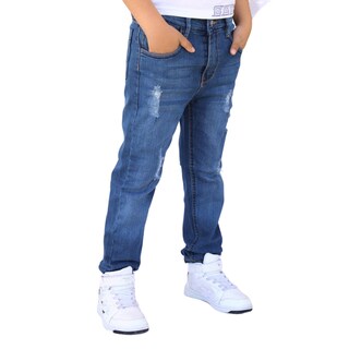 Foto 4 | Pantalón Skinny De Mezclilla Para Niño/adolescente Stone Demo John Silver
