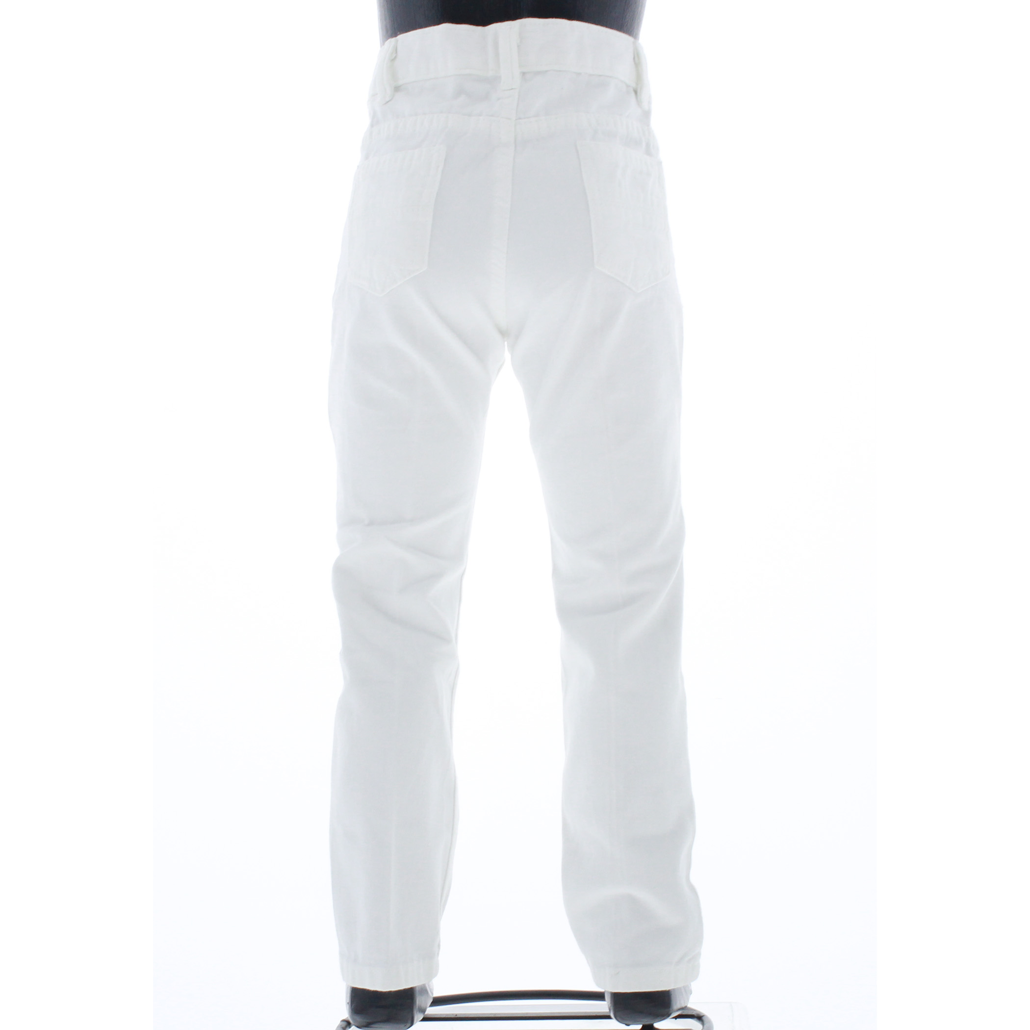 Foto 3 pulgar | Pantalón Para Niño Chicos Olé 3692 Blanco Corte Recto