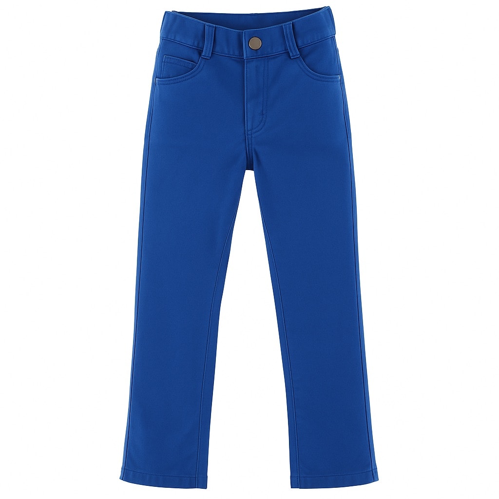 Pantalón Para Niño Chicos Olé 3691 Azul Rey Corte Recto $639